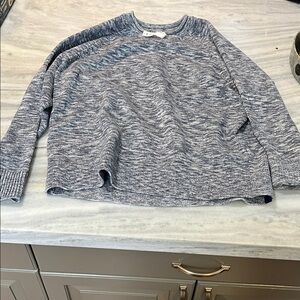 Lululemon Athletica Blue-Gray Crew Neck Sweater